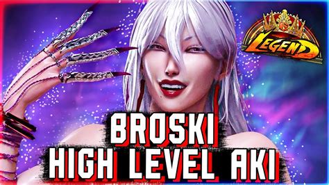 Broski AKI High Level Gameplay Street Fighter 6 SF6 YouTube