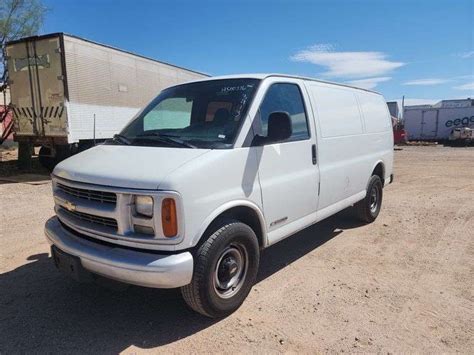 1999 Chevrolet Express 3500 Cargo Van Sierra Auction Management Inc