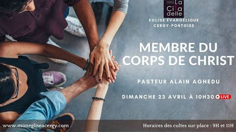 Membre Du Corps De Christ Pasteur Alain AGHEDU YouTube