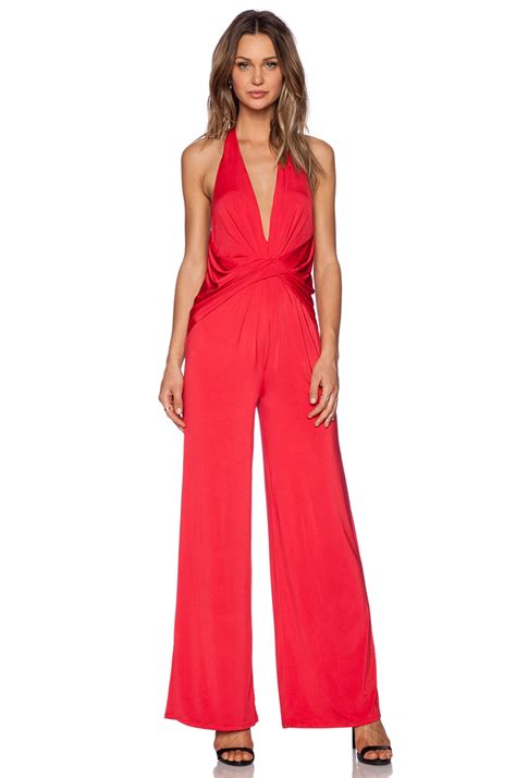 Nbd X Naven Twins Found Love Jumpsuit In Red Revolve