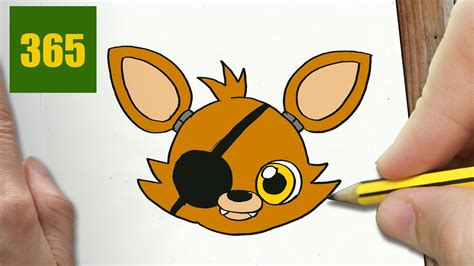 COMMENT DESSINER FOXY KAWAII ÉTAPE PAR ÉTAPE Dessins kawaii facile