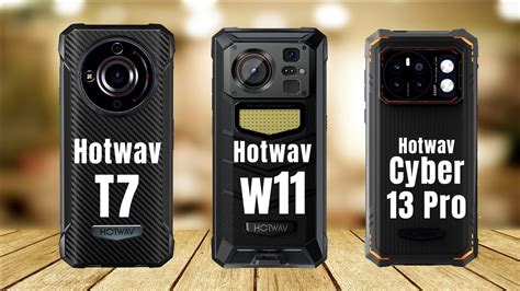 Hotwav T Vs Hotwav W Vs Hotwav Cyber Pro Rugged Phone Youtube