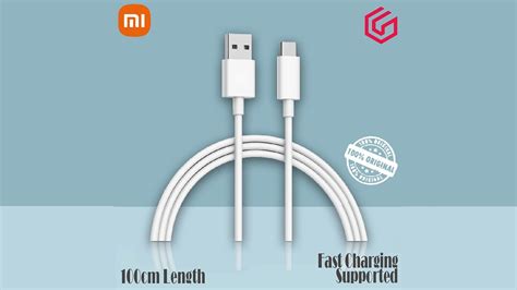 Xiaomi Mi Usb Type C Cable Fast Charging Supported Universal Type C Data Cable Model Sjx14zm