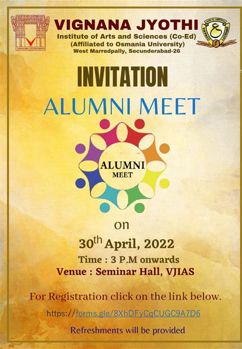 Alumni Meet – Vignana Jyothi Institute of Arts and Sciences