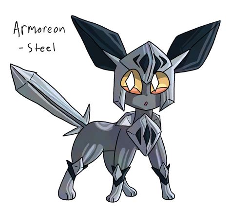 Armoreon Steel Type Eeveelution By Ranboo0fpompoms On Deviantart