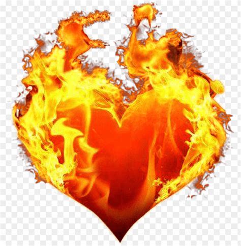 Heart On Fire Png Transparent With Clear Background Id Toppng