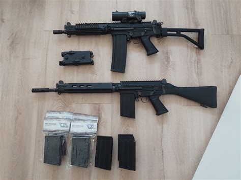 2x Classic Army Fal Sa58 Incl Midcaps