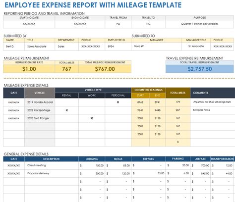 Free Excel Expense Report Templates Smartsheet