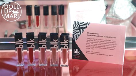 BLK Cosmetics Long Lasting Liquid Matte Lipstick Swatches and First ...