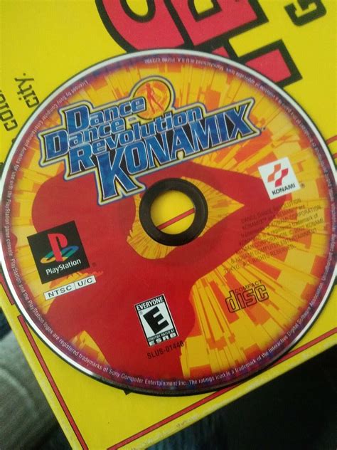 Dance Dance Revolution Konamix Sony PlayStation 1 2002 Disc Only