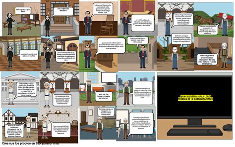 Historia De Los Medios De Comunicación Storyboard