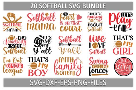 Softball Svg Graphic By Craftdesignbulk Creative Fabrica