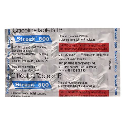 Strocit 500 Tablet - Jeevandip