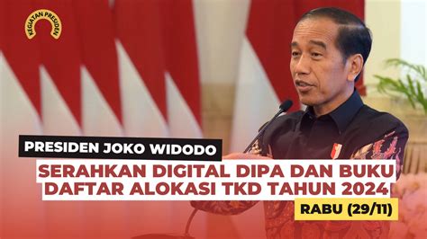 Sekretariat Kabinet Republik Indonesia Sambutan Presiden Jokowi Saat