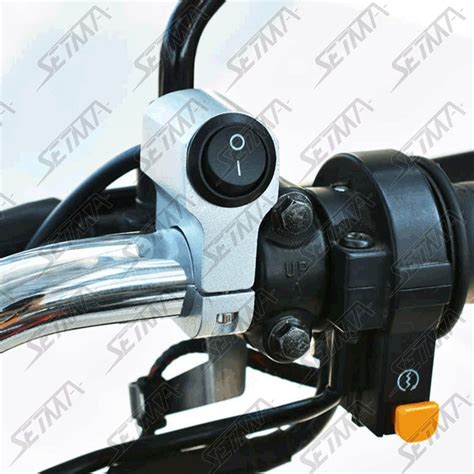 INTERRUPTEUR ETANCHE POUR MOTO FIXATION SUR LE GUIDON Setma