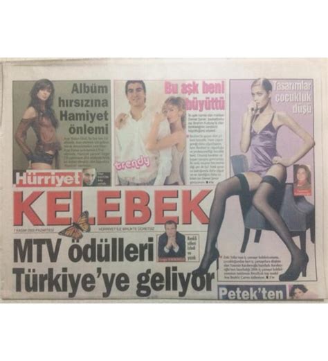 H Rriyet Gazetesi Kelebek Eki Kas M Petek Din Zden Yeni Dizi