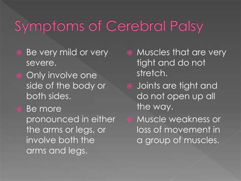 PPT - Cerebral Palsy PowerPoint Presentation - ID:5334403