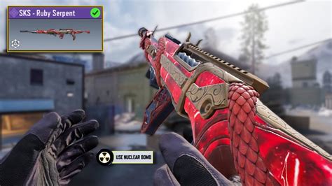 Legendary Rank Nuke With Sks Ruby Serpent Best Gunsmith Youtube