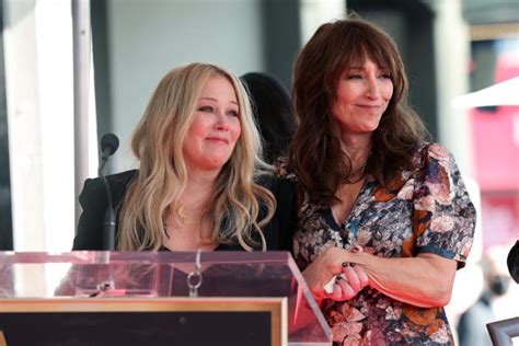 Christina Applegate leans on TV mom Katey Sagal at Hollywood Walk of Fame ceremony 1 year after ...