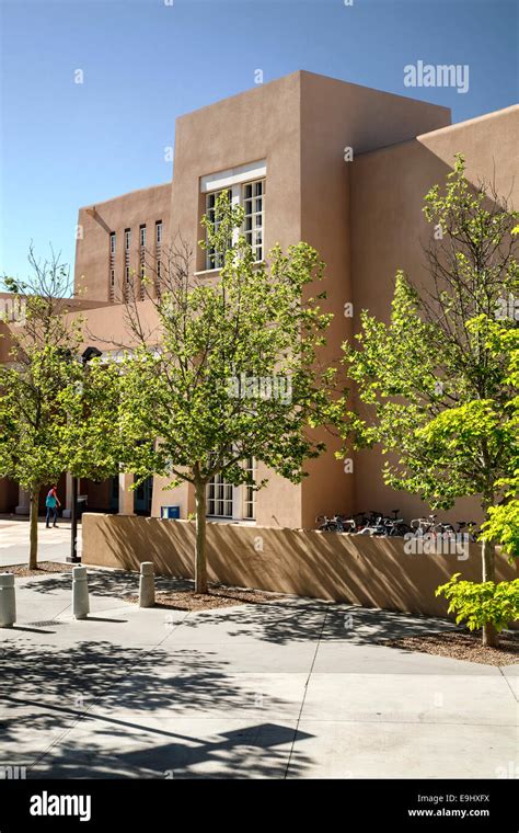 Main Entrance Zimmerman Library University Of New Mexico Campus