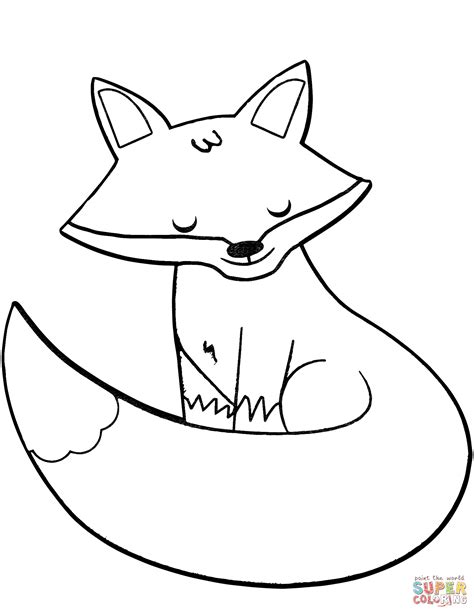 Fox Coloring Pages Printable