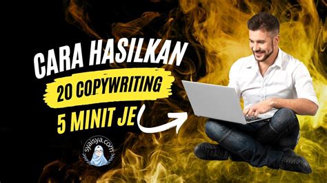 Cara Mudah Menulis Copywriting Untuk Usahawan Syaisya