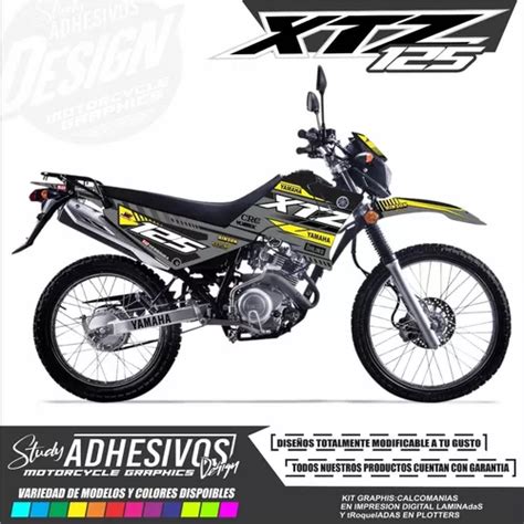 Calcomanias Yamaha Xtz 125 Personalizadas Kit De Stickers Mebuscar Colômbia