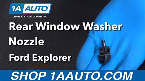 How To Replace Rear Window Washer Nozzle 02 10 Ford Explorer YouTube