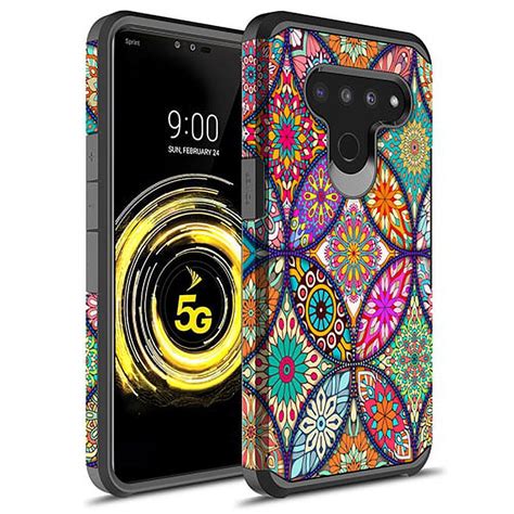 Lg G7 Thinq Casekaesar Slim Hybrid Dual Layer Shockproof Hard Cover Graphic Fashion Cute