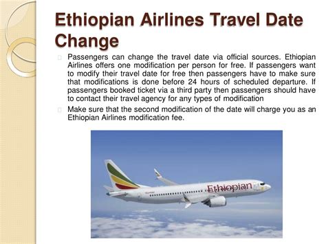 Ppt Ethiopian Airlines Cancellation And Refund Policy Powerpoint