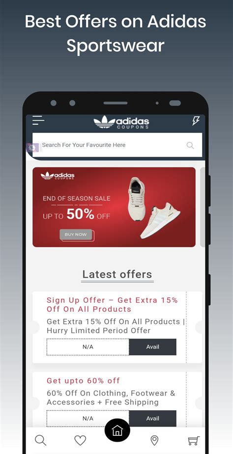 Download do APK de Adidas Coupons - Sportswear para Android