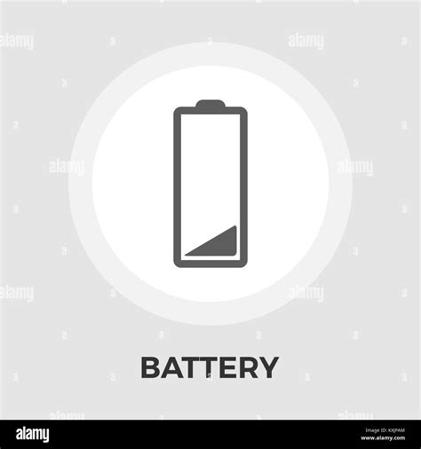 Battery Flat Icon Stock Vector Image Art Alamy