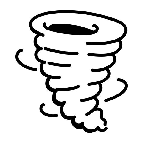 Tornado Clip Art Black And White