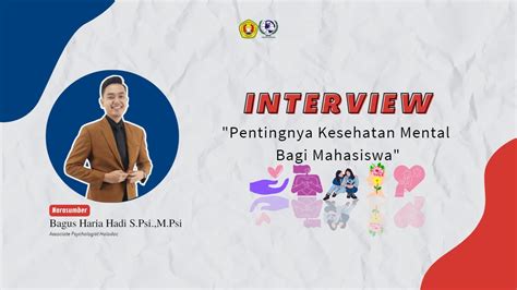 Interview Pentingnya Kesehatan Mental Bagi Mahasiswa Youtube