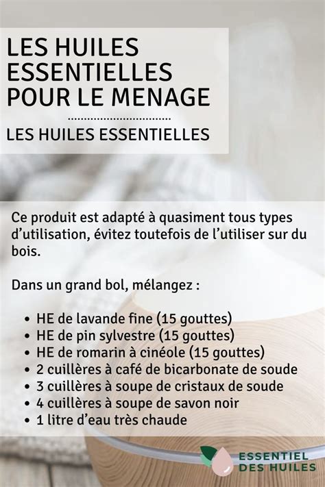 D Sinfectez Votre Maison Avec Les Huiles Essentielles Produit De