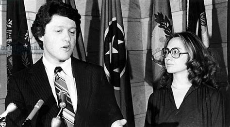 Bill Clinton With Wife Hillary Rodham During His First Term As Governor Of Arkansas In 1979 He