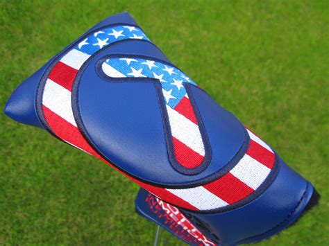 Scotty Cameron Tour Only "USA" Industrial Circle T Mid Mallet Headcover ...