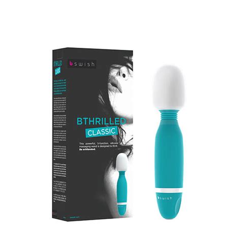 B Swish Bthrilled Classic Wand Vibrator Jade Seductime Sex Shop