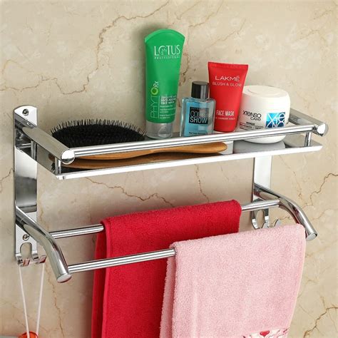 High Grade Aisi Stainless Steel Multipurpose Tier Bathroom Shelf