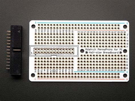 Adafruit Half Size Perma Proto Raspberry Pi Breadboard Pcb Kit