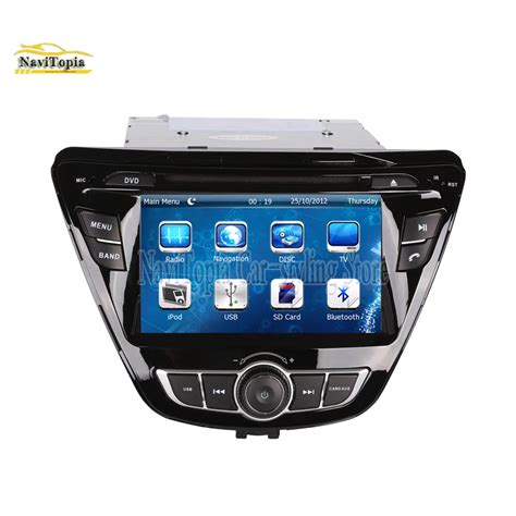 Navitopia Gps Navigation Car Dvd Multimedia Player For Hyundai Elantra