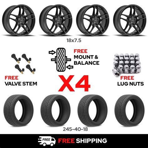 18 Motiv 434b Matic W 24540r18 Performance Wheel And Tire For 2014