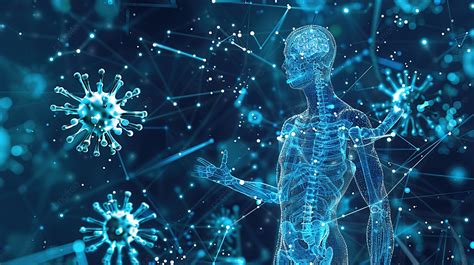 Ai Generated Immune System Dysfunction In The Body Abstract Background