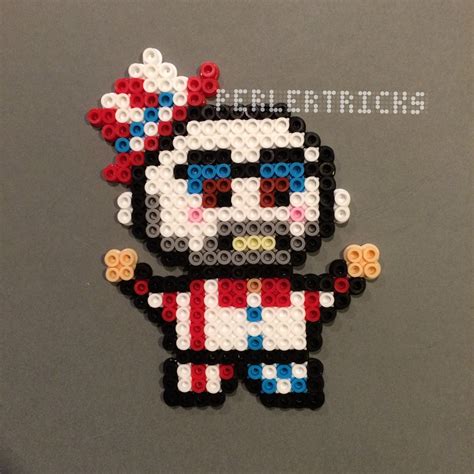 Captain Horror Clown Perler Bead Magnet Evil Clown Halloween Etsy