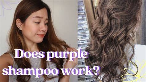 Does Purple Shampoo Work Toning Brassy Hair At Home Diy Hair Care Philippines Youtube