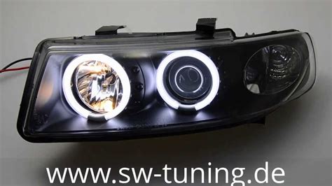 Sw Ccfl Angel Eye Scheinwerfer Seat Leon M Toledo Black Sw Tuning