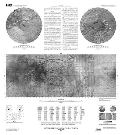 Europa Moon Map