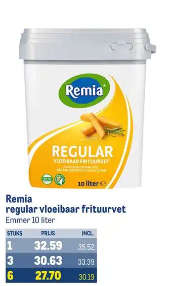 Remia Regular Vloeibaar Frituurvet Aanbieding Bij Makro