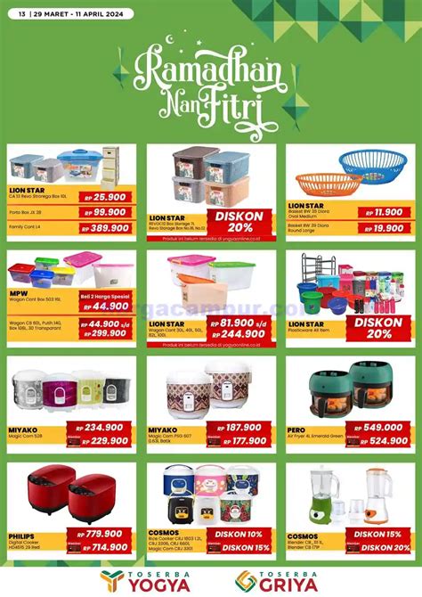 Katalog Promo Toserba Yogya Terbaru 12 25 April 2024