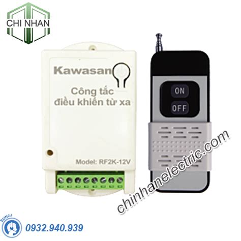 Công Tắc Điều Khiển Từ Xa 2 Kênh 12V RF2K 12V RM2C 200W kênh KAWASAN